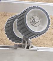 Professional Aluminum Boat Trailer plastic rubber rollers