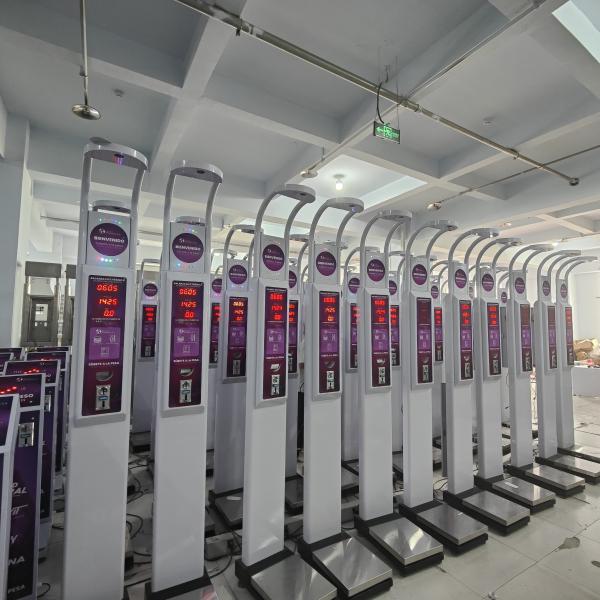 Steel Coin-Operated Height and Weight Measuring Machine with Packing Size 104*34*35cm
