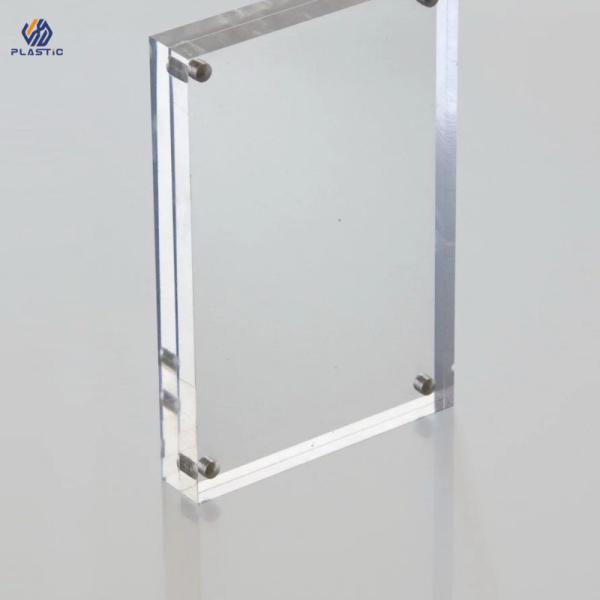 waterproof Transparent Acrylic Photo Frame Acrylic Block Picture Frames Freestanding