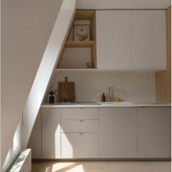 Модульные деревянные шкафы для кухни для квартир Все в одном шкафы Кухонная мебель Производитель