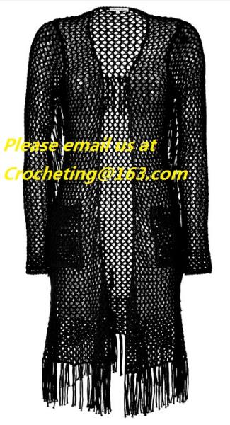 Casual Loose Comfort Cardigans Sweaters Batwing Sleeve Solid Color Crocheted Sweaters
