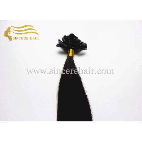 22 inch virgin remy human hair extensions for sale, Italian keratin fusion U-Tip hair for sale 26 Inch Long Keratin Fusion Hair Extensions, 65 CM Long Body Wave Black Fusion U Tip Remy Hair Extensions 1.0 G For Sale