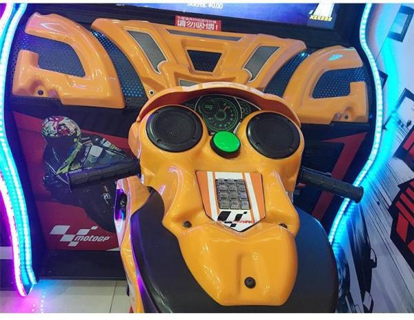 Adult Moto Racing Simulator Motorbike Driving Simulator For Shopping Mall