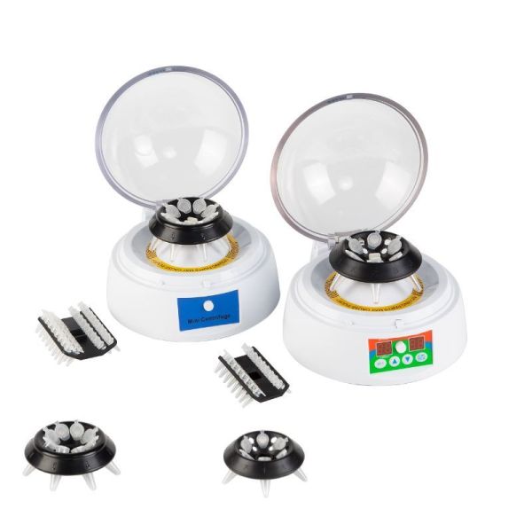 Low Noise Mini Centrifuge Machine 7000rpm Portable Centrifuge Machine For 1.5 / 2ml 0.5ml 0.2ml tube