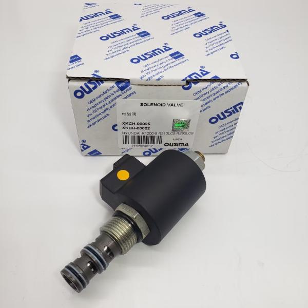 XKCH-00022 Selenoide Valve For Hyundai R215VS R210LC9 R250LC9 R385VS Excavator Parts