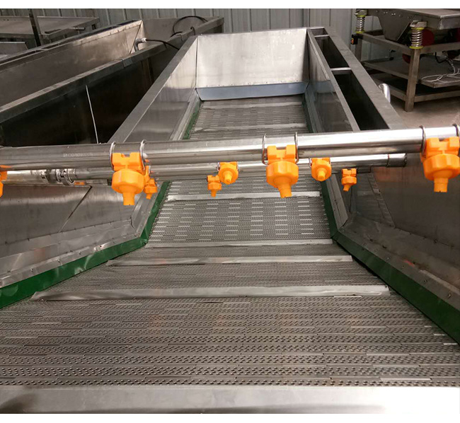 SUS304 Stainless Steel Commercial Vegetable Washer 380V / Customized Voltage