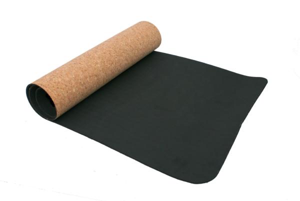 Ningbo virson New design hot selling CORK TPE yoga mat customized