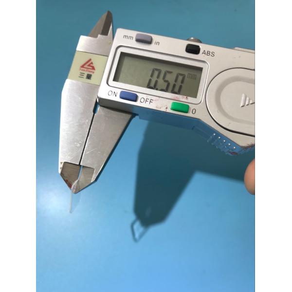 Двойной отполированное стороной синтетическое стекло сапфира толщина 10 кс 12.3мм 0.5мм