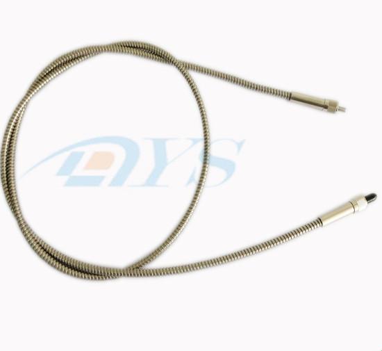 Steel Armoured Optical Fiber Patch Cord SMA-2 , High Tensile Fiber Cables