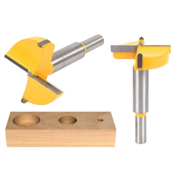 35MM Hex Wood Drill Bits For Spherical Door , High Carbon Steel Wood Cutting Drill Bit