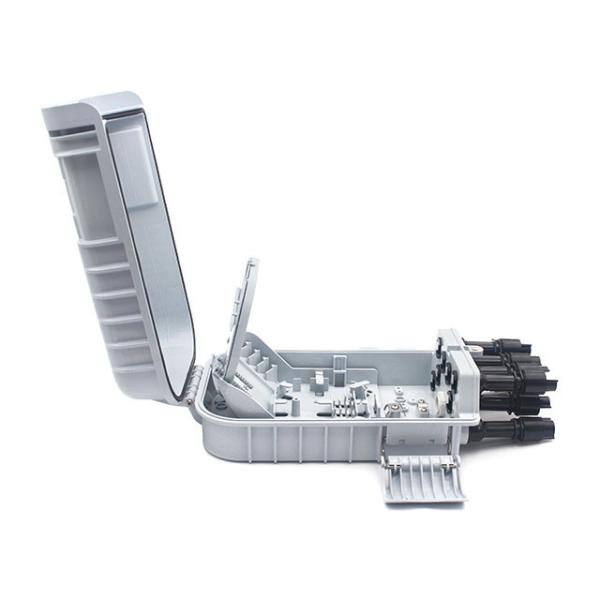 Caixa de distribuição de fibra óptica FTTH exterior 8F com adaptador TYCO na rede FTTH