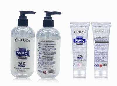 75% Alcohol Instant Hand Sanitizer Gel 99.9% Sterilizing Rate Hand Gel Non Sticky