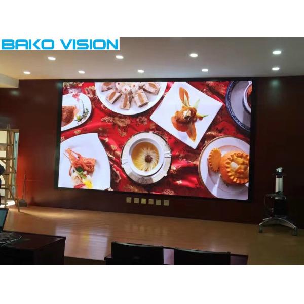 SMD2121 Indoor Fixed LED Display Video Wall P3 Front Access Magnetic Module