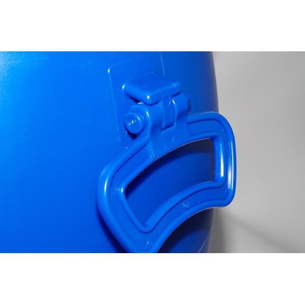 Barril de HDPE de plástico de boca grande de 120L con tapon para residuos químicos