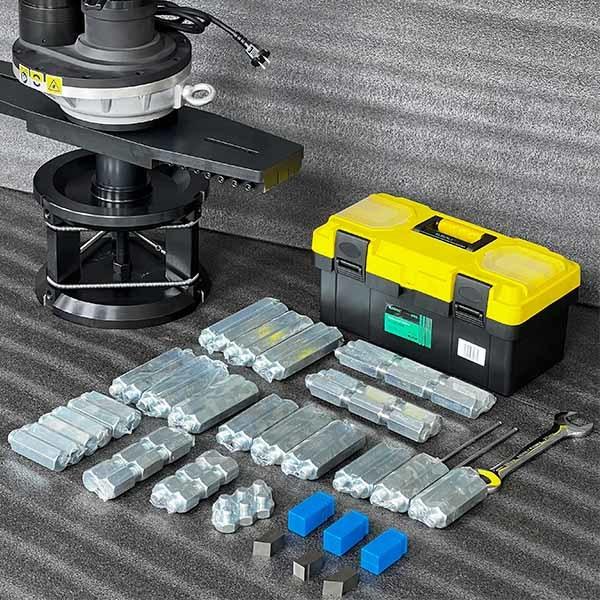 Máquina de doblar tuberías neumáticas montadas internamente 50HZ Industrial para la preparación de soldadura