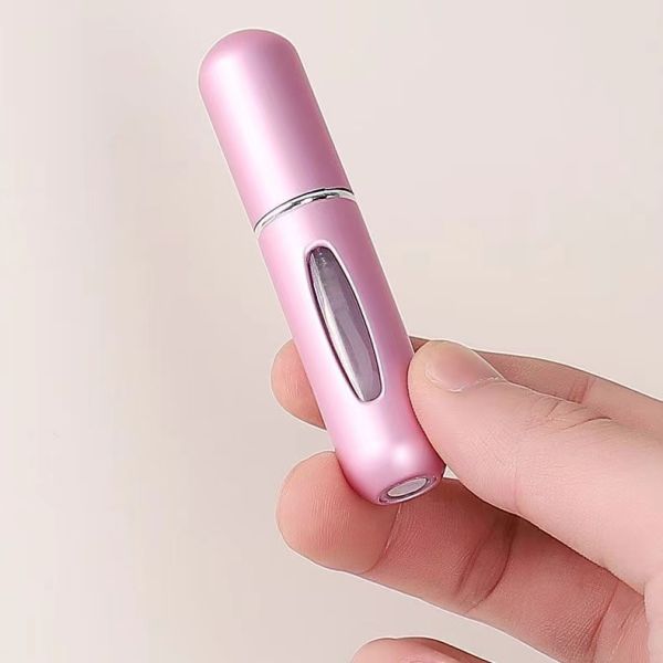 Wholesales 12ml Aluminum Perfume Sprayer Bottle with Glass Inner Bottle top filling