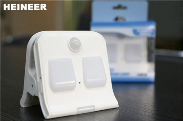Solar powered motion sensor clip light for outdoor,solar security lights for outdoor