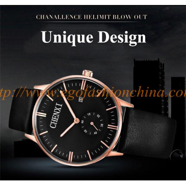 060 Leather Band Watch Fashion Jewelry Wholesale Cheap Watches Retailing Rose Gold Watch