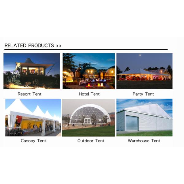 White Tear Resistant Inflatable Geodesic Dome Tent Steel Frame Tent Dia 4-60m