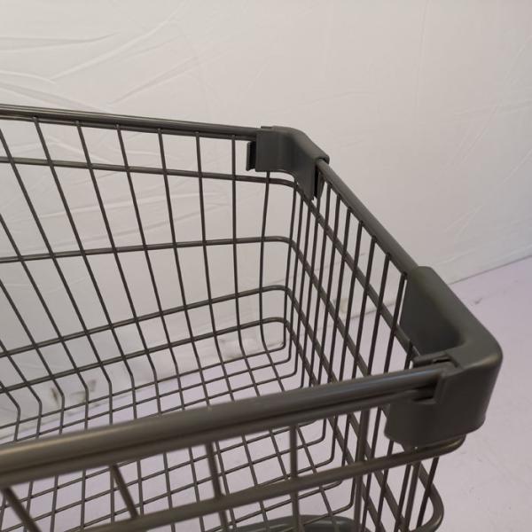 Американский легковес покрытия порошка цинка вагонетки покупок серого цвета 60L небольшой