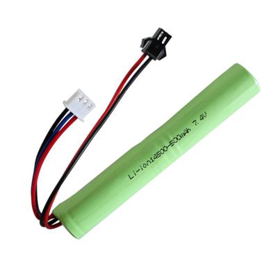 Bateria de iões de lítio 14500 7.4v 500mah Bateria de iões de lítio