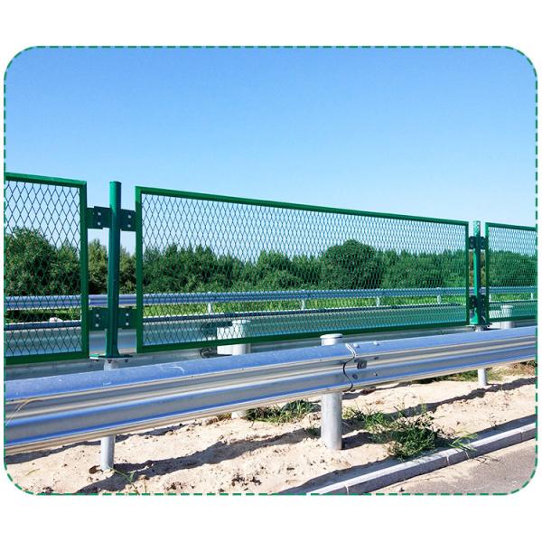 Прямой барьер оцинкованный металлический забор Анти ослепительный металлический сетка забор для шоссе