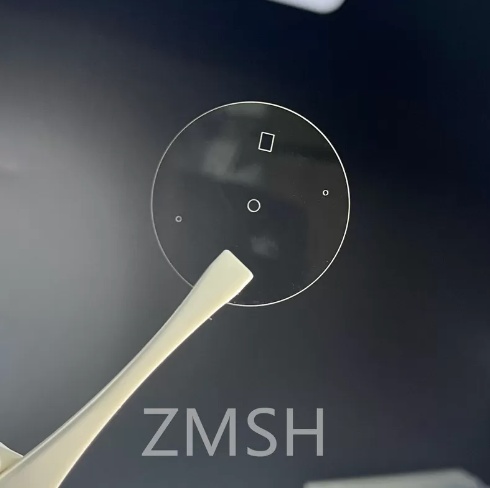 Jardines ópticos de zafiro AL2O3 redondo Rectangular de pulido de revestimiento AR personalización