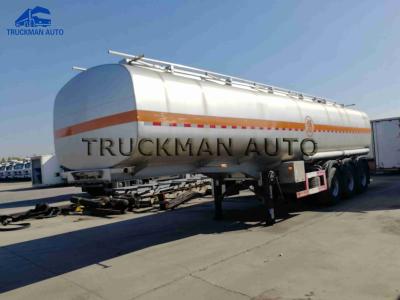 Safety  Oil Tank Trailer 50m3 6 Comdepartment  28t - 70 Tons With The Sea Valve