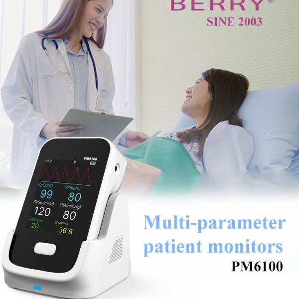 Observateur de patient multiparamètres avec une garantie d'un an Alarme sonore et visuelle