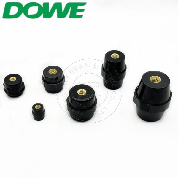 DUWAI SM Black Busbar Support Insulator Standoff Apple Type