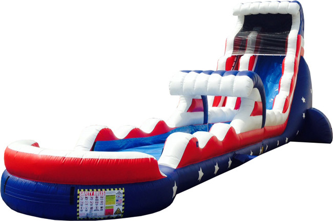 16-18-20-25ft Inflatable Water Slide Pool for Backyard Party Rentals Large Castle Inflatable for Kids