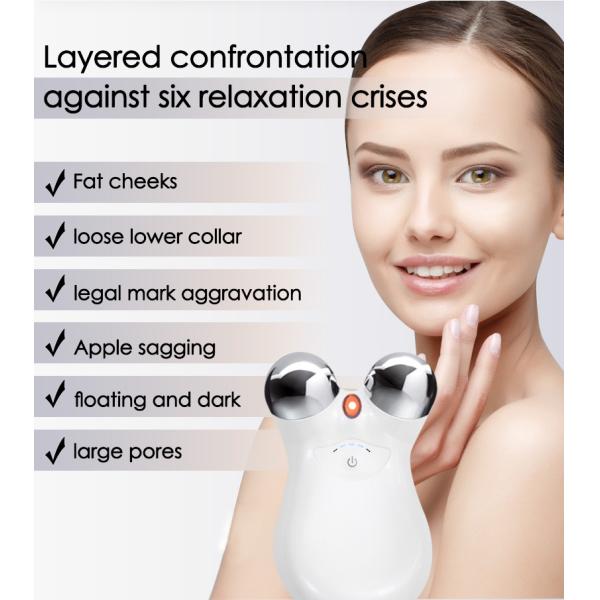 Lotion Conduction Electric Massager for Facial and Neck Beauty EMS Lifting