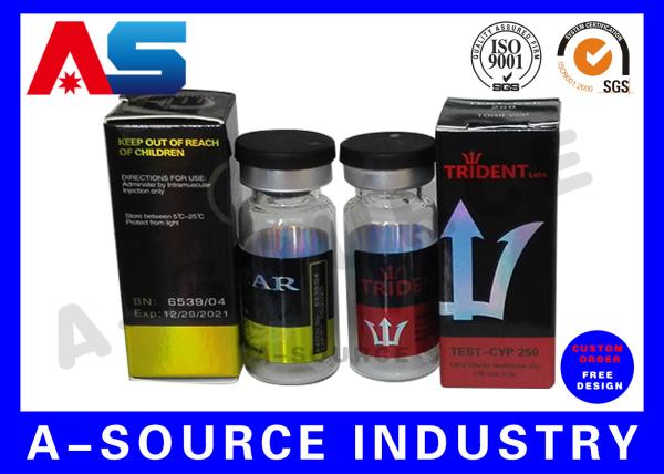 Laser Colorful  Peptide Hologram Boxes For Healthcare Packing Embossing / Anti - Fake