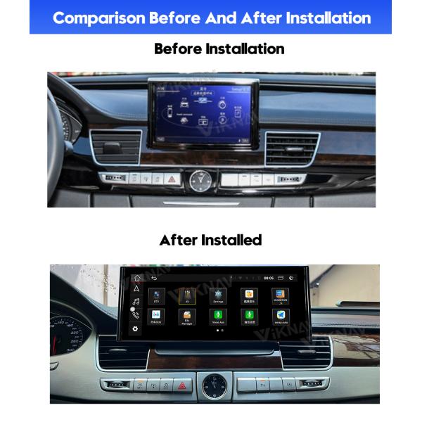 Стерео автомобиля андроида 1920*720 автоматический 12,3 дюйма для Audi A8 D4 2011-2017