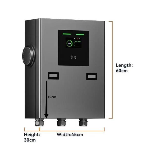 IP55 2*22kw Wallbox зарядное устройство для коммерческого использования