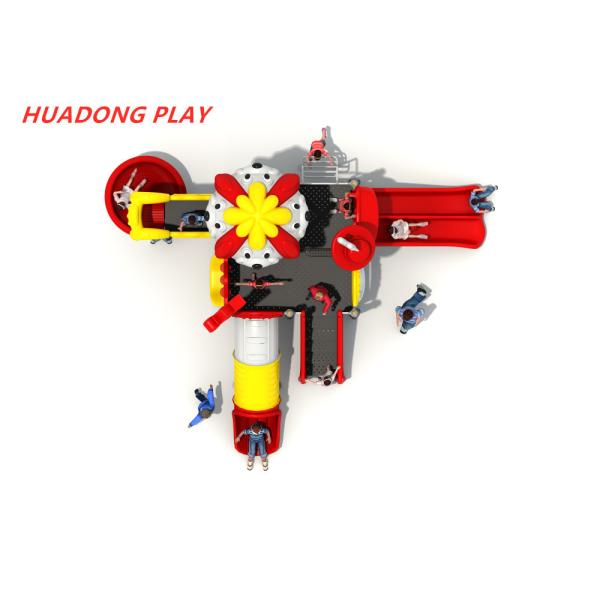 Disneyland Series Garden Outdoor Playground Slides Customize Color 12CBM Volumn