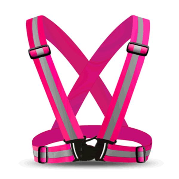 Wholesale Highlight Reflective Straps Night Running Riding Clothing Vest Adjustable Safety Vest Elastic Band