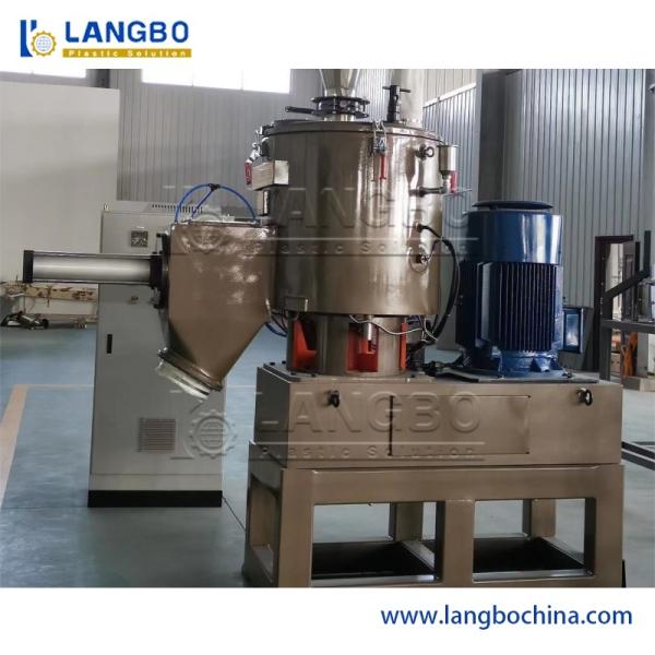 Hot Cold High Speed Turbo Mixer – plastic WPC PVC powder resin suitable for panels and trunking boards
