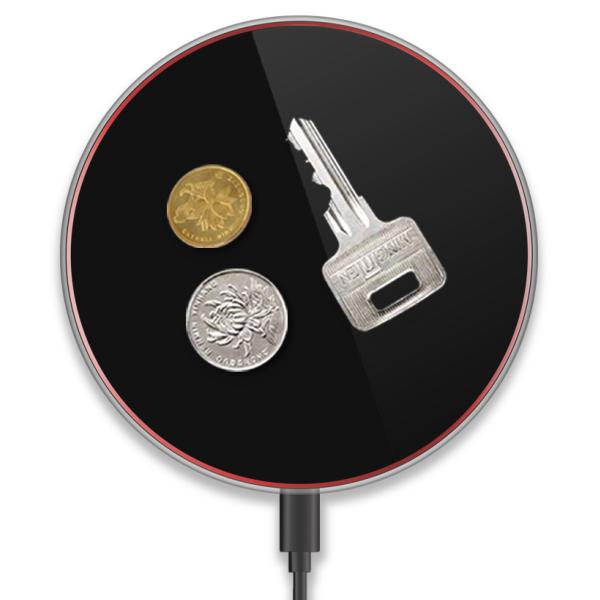 ABS + Rubber Wireless Charging Power Bank 10000mAh / Portable Smart Phone Wireless Charging Pad