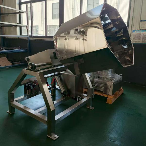 Automatic Mixing Octagonal Flavoring Machine with 200kg/h Capacity Food Seasoning Machine for Automatic Discharging