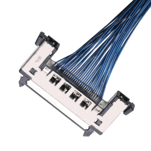 JAE FI-RE31CL ao chicote de fios personalizado cabo do fio do molex do passo do conjunto de cabo 0.3mm do FI RE31CL LCD Lvds
