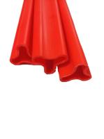 Protección de cables entubado de plástico duradero PVC Rojo Canaleta para cables de exterior Perfil personalizado