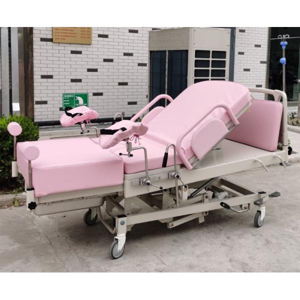 Manual Hospital Delivery Bed Baby Birth Recovery Hydraulic Controlled Height Adjustment