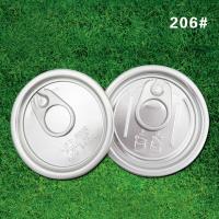 206 Can lids for aluminum material 58mm inner diameter 4.75mm countersunkness 2.0mm rounded edge height