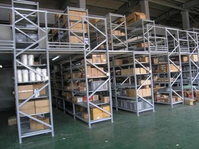 loose cargo stock industrial mezzanine systems , double storey warehouse platform