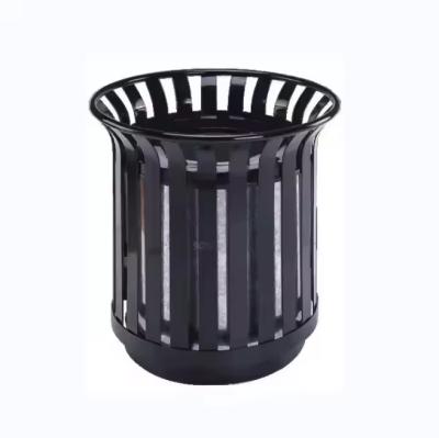 Eco-Friendly Black Custom Trash Can with UV Resistance
