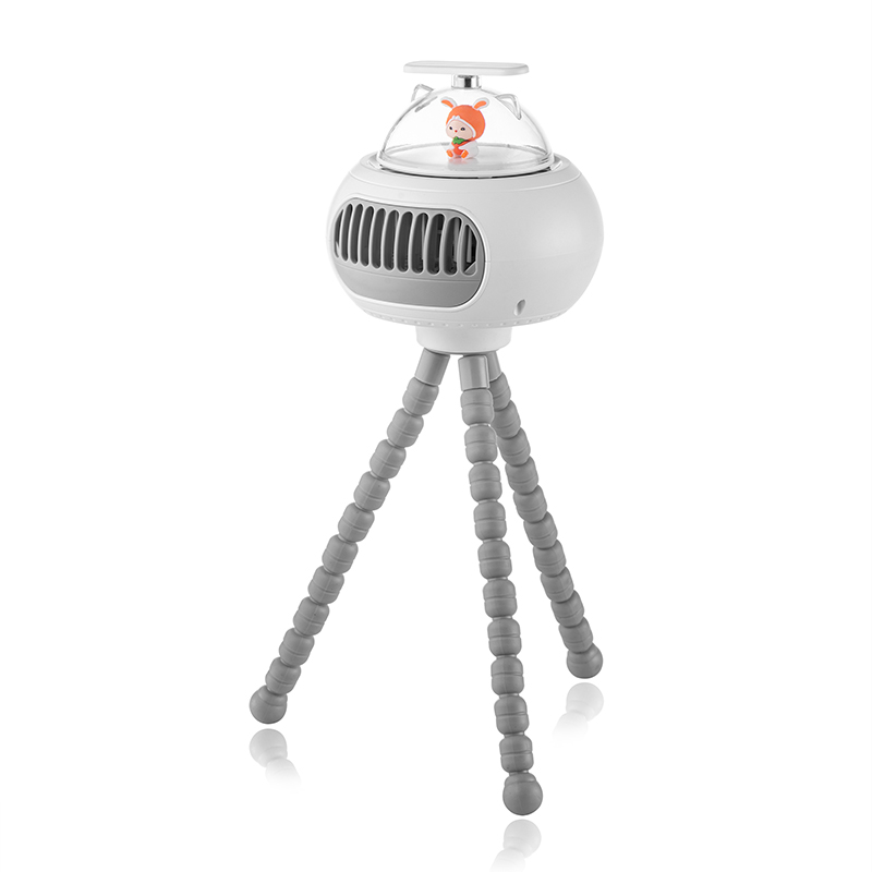 Custom Clip Octopus Fan Electric USB Mini Rechargeable Lithium Battery Safety Leaf Portable Stroller Fan for Baby