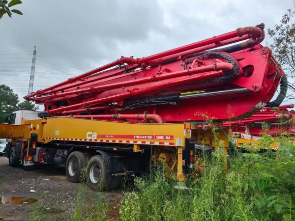 2019 56m Camion à pompe à béton Camion à pompe à sable à bras Mélangeur de béton pour camions Mercedes-Benz
