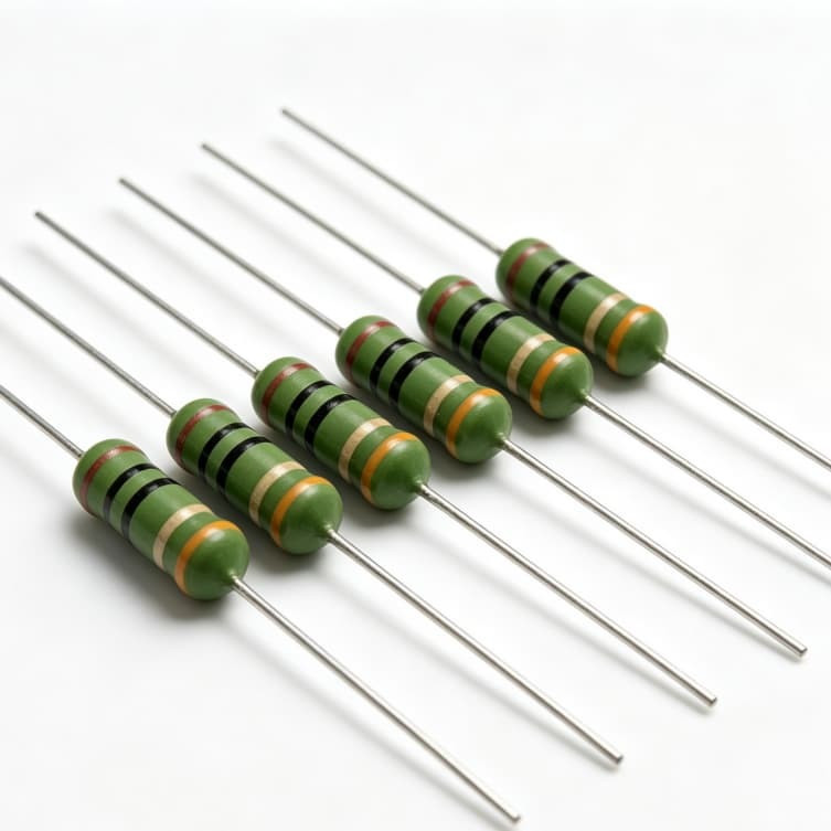 2% Precision KNP-C 3W Power Wirewound Resistor with Flameproof Design and 6kV Surge Withstand