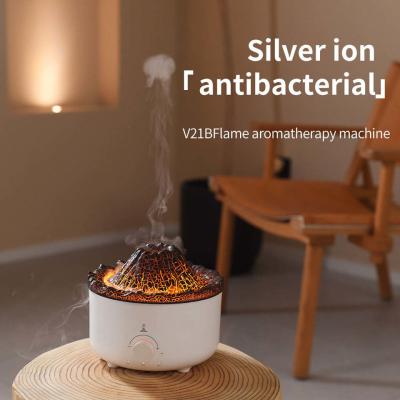 Vendas Quentes Humidificador de Vulcão JellyFish Mini Spray Portátil Volcão Forma Ultrassônica Humidificador Humidificador de Medusa